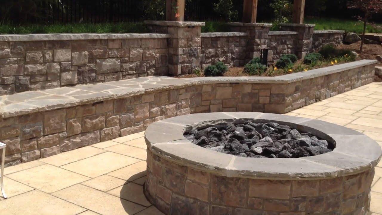 another great job by Azteca. Outdoor kitchen. fire pit. patio. and ...