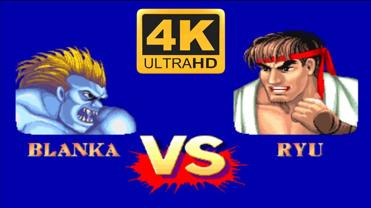 RYU vs BLANKA Street Fighter II #streetfight #streetfighter2 #retrog
