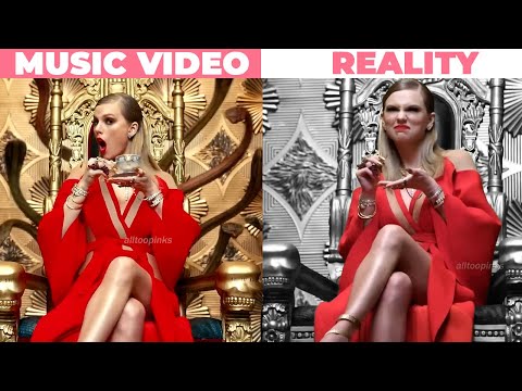 Taylor Swift's reputation Era: Video vs Reality Moments You Missed Taylor Swift's reputation Era: Video vs Reality Moments You Missed