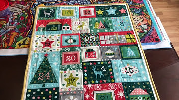 I Finished Sewing My Christmas Advent Calendar!