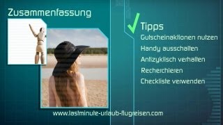 5 Urlaubstipps für einen guten Lastminute Urlaub