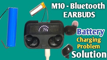M10 Bluetooth Battery Replacement: Charging Problem Solved | Wireless Earbuds Repair!
