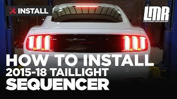 2010-2018 Mustang Diode Dynamics Tail Light Sequencer - Review & Install