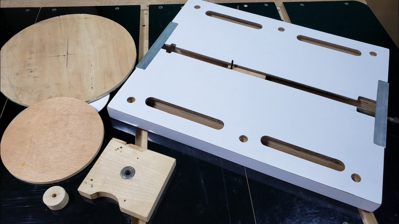 DIY circle cutting jig, suitable with Many machines YouTube