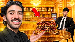 رفیقم رو بردم به گرون ترین ساندویچی تهران 💵🍔 10 میلیون تومن خرج کردم براش 😭