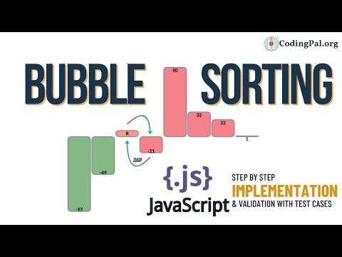 Bubble Sorting Javascript Implementation || Sorting Algorithms || CodingPal.org