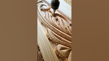 Mesmerizing CNC Carving Movements 🤯 | Ultra-Satisfying ASMR Wood Art #woodcarving