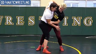 Earning the Underhook Position With An Inside Wrist Tie by Adeline Gray