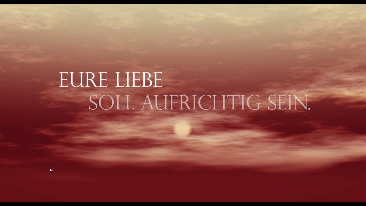 Briefe von Paulus: Römer 12, 9 – 18