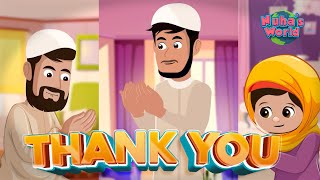 Nuha’s World ft Nadeem Mohammed | Thank You | Islamic Songs for Kids | Vocals Only