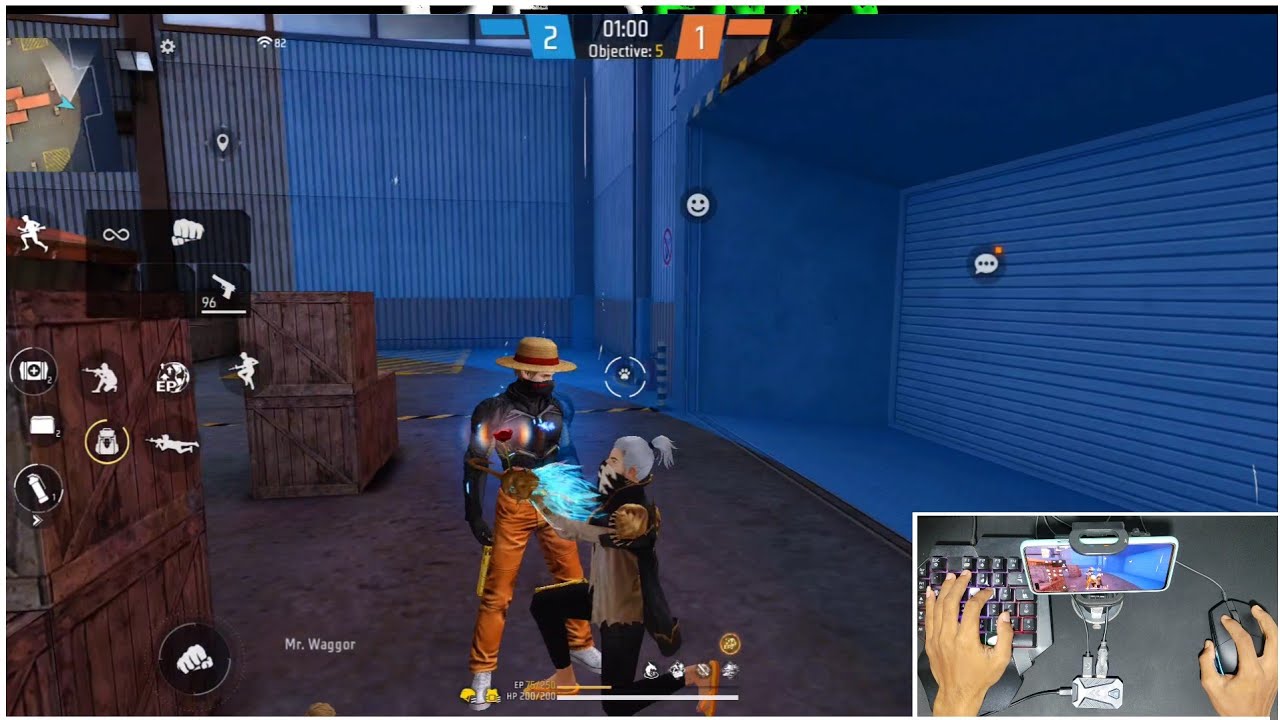 Ff Pro Mix pro Free Fire Highlight gameplay with keyboard mouse in mobile 📲 ...