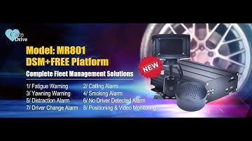 CareDrive MR801 Driver Fatigue Monitor DMS Product Demonstration