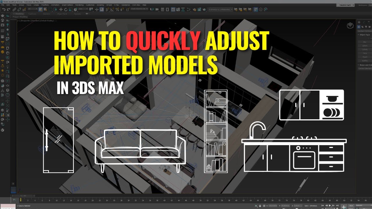 Ep 04 | How to Quickly Adjust Imported Models in 3ds Max - YouTube