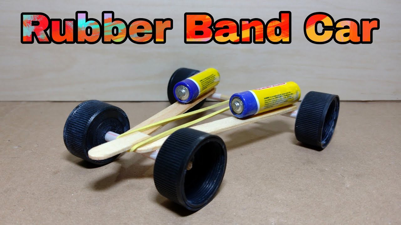 How to Make a Rubber Band Car YouTube