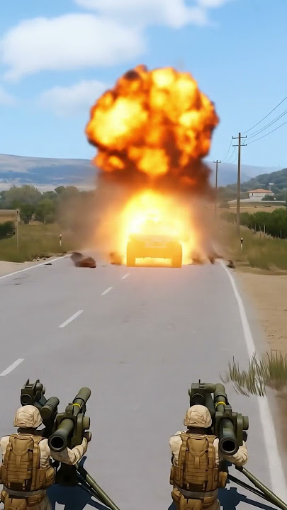 Roadside Ambush: The Final Strike  #aivideo  #antishipmissile
