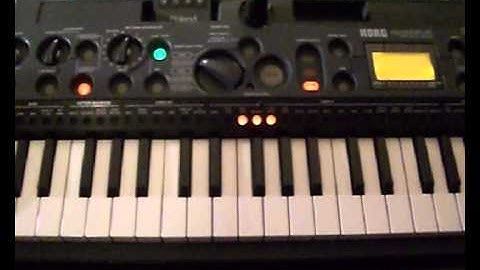 Korg microSampler #4 - Random VINTAGE KBD patterns demo - Glanza