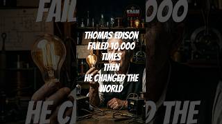 Thomas Edison Failed 10,000 Times - Then He Changed the World #hardworkworks #mindset #motivation