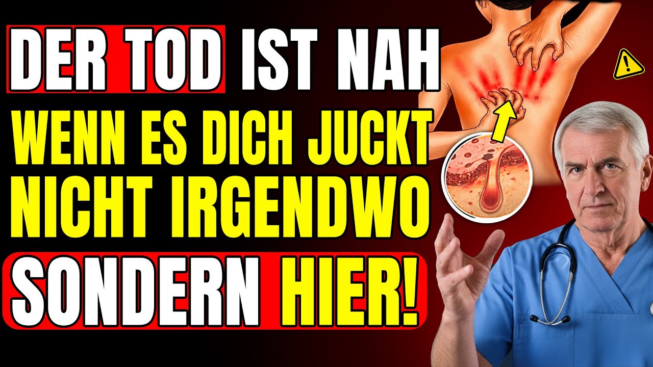 Jucken diese 4 Stellen am Körper, kann es lebensgefährlich sein und deine Lebenserwartung verkürzen