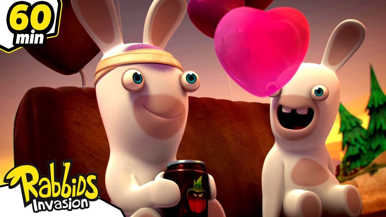 Los Rabbids enamorados | Rabbids La Invasión| Nueva Compilación 1H ...