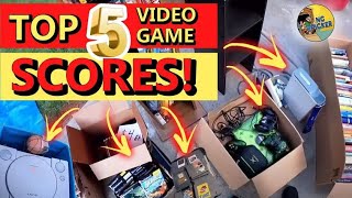 TOP 5 VIDEO GAME HAULS FOUND AT GARAGE SALES - NC PICKER