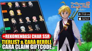 All Reedem Codes! Bahas TIERLIST & CARA REROLL AKUN! INCER SIAPA? - The 7 Deadly Sins (Android/iOS) screenshot 4