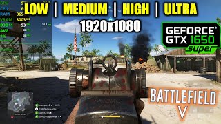 GTX 1650 Super | Battlefield 5 / V - 1080p All Settings