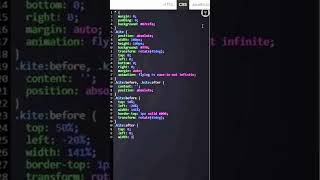 Kite Animation HTML CSS