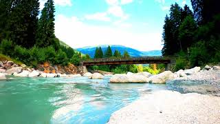 Relaxing River Sounds | Peaceful Forest River | Instant Stress Relief Meditation | Calming Music screenshot 2