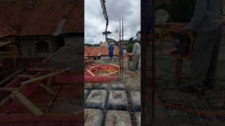 WAFFLE SLAB CONCRETE POUR START #shorts 🧱🔥