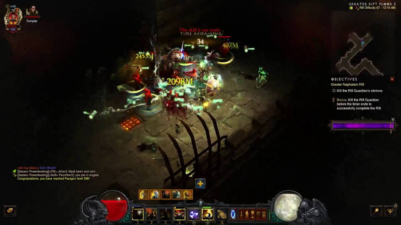 too damn close - rank 9 GR67 blessed hammeridin [HCSeasonal]