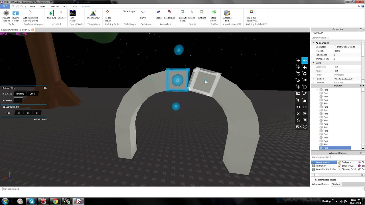 Roblox How To Tutorial How To Make C Frame Archways Best 2014 Voice Youtube - how to make curved blocks in roblox studio