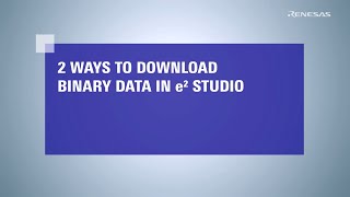 e² studio Tips - 2 Ways to Download Binary Data