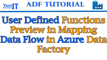 User Defined Functions Preview in Mapping Data Flow Real Time Example | Azure Data Factory Tutorial