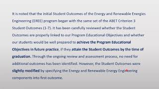 video 4 CRITERION 3   STUDENT OUTCOMES