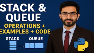 lec-4.2:Stack and Queue in Data Structures | Operations, Examples, Code & Comparison | Computer 11th