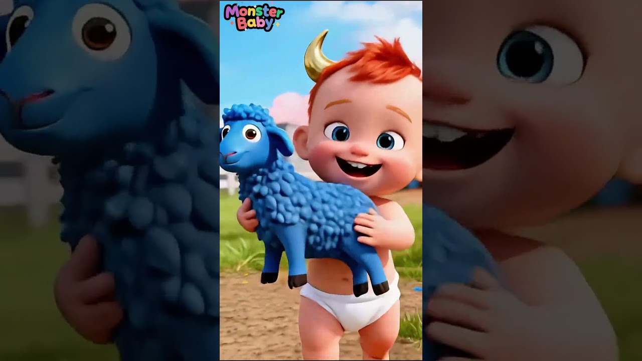 Baa Baa Domba Warna-Warni | Lagu Anak Anak | Lagu Anak Indonesia | Monster Baby Red 003