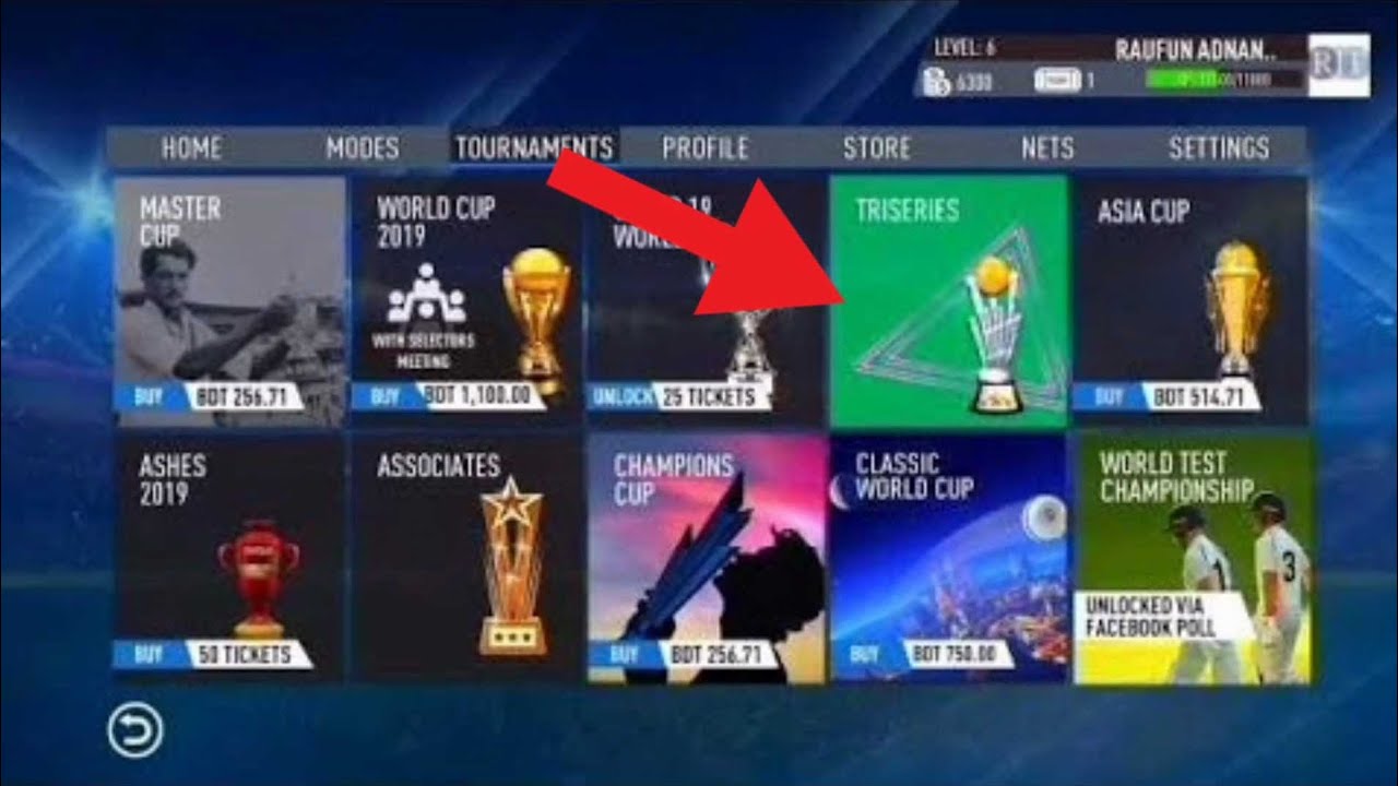 Tri - Series Gameplay Real Cricket 20