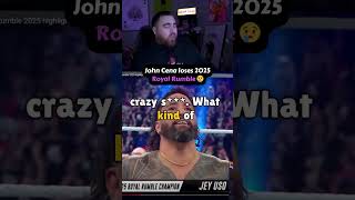 LosPollosTV reacts John Cena LOSE Royal Rumble 😭 #lospollostv #wwe #funny