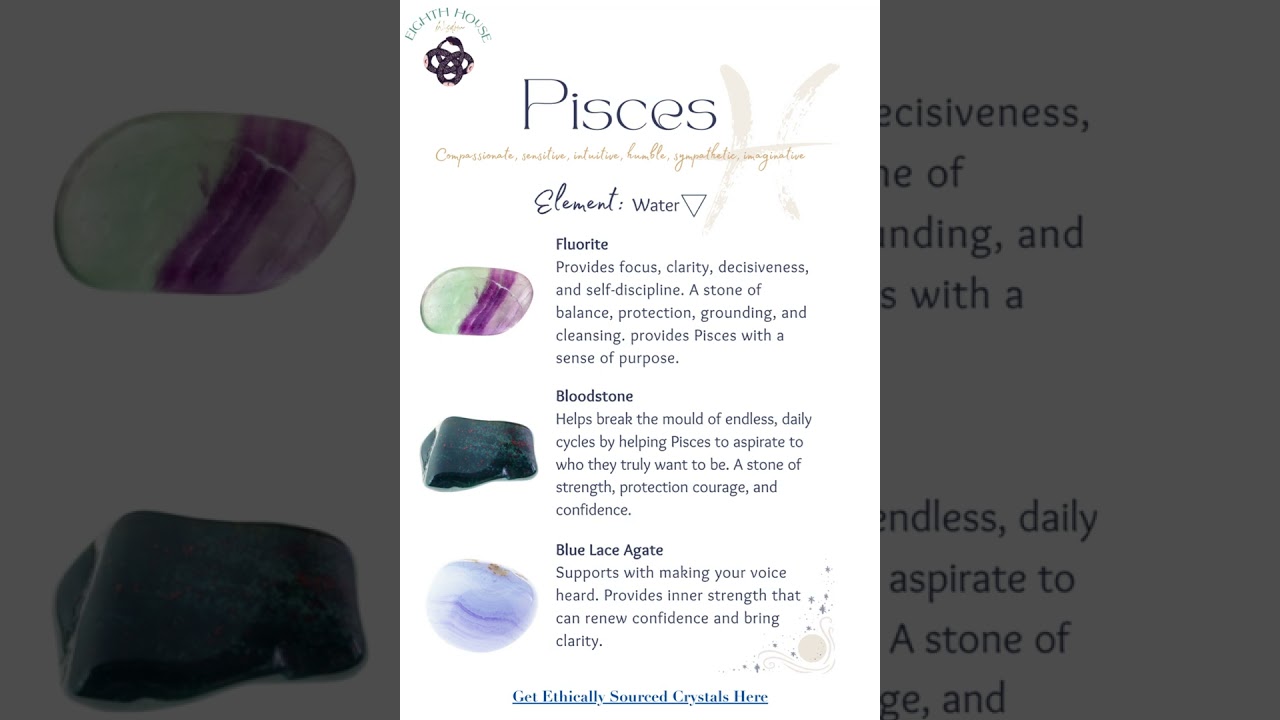 Top 3 Pisces Season 2023 Crystals♓️​💎​ for Spiritual Growth and Emotional Healing