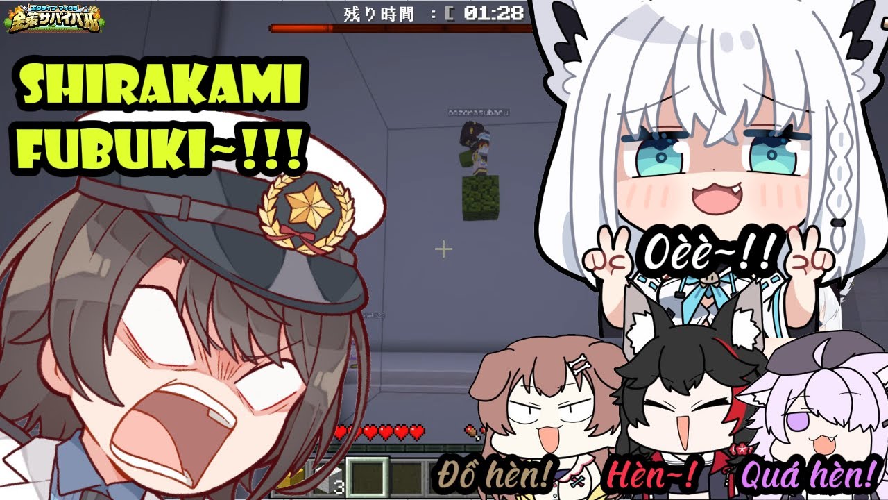 Subaru bị cả hội GAMERS bắt nạt - Hololive Vietsub