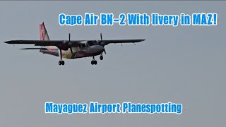 Cape Air BN-2 With Livery in Mayaguez Airport #plane #airport #planespotter