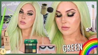 GREEN Makeup Tutorial 