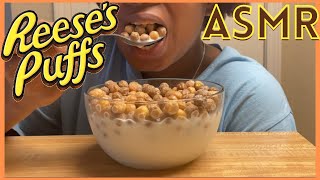 Asmr Mukbang Reeses Puff Peanut Er Cereal Super Crunchy Sounds