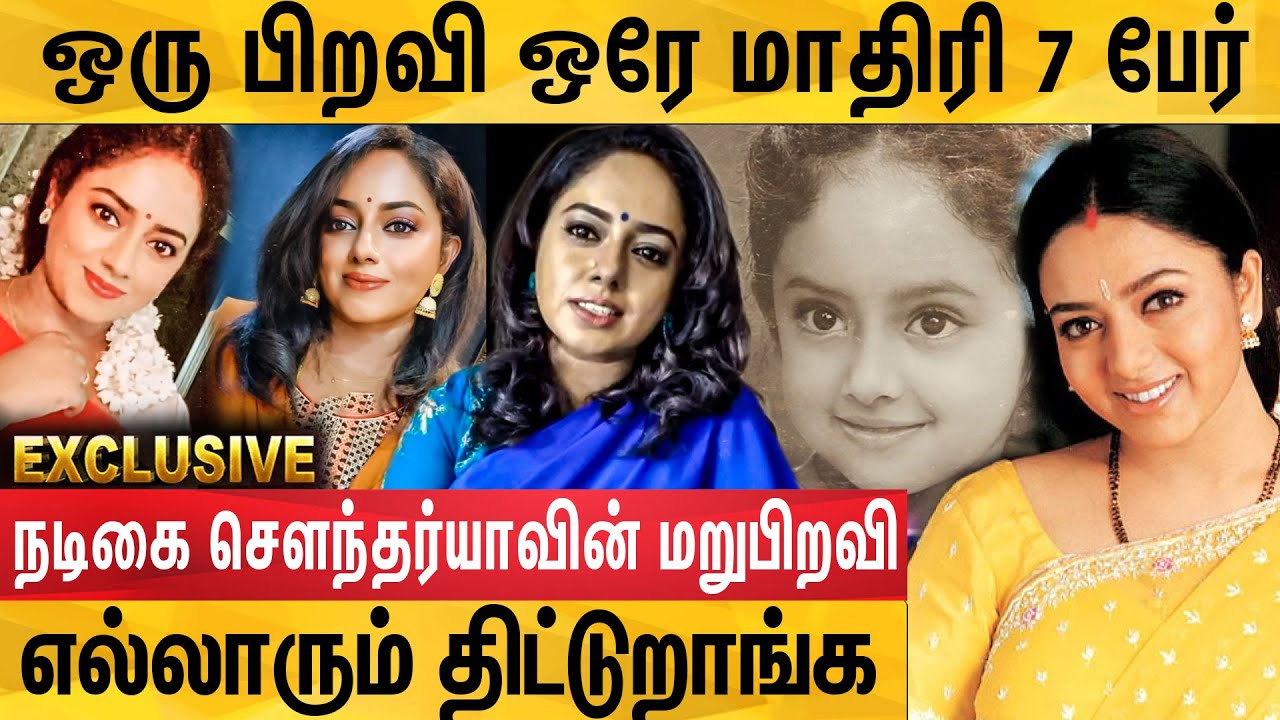 நடிகர் பார்த்திபனே வியந்து பார்த்த சௌந்தர்யா : Chitra Interview About Actress Soundarya Look a like