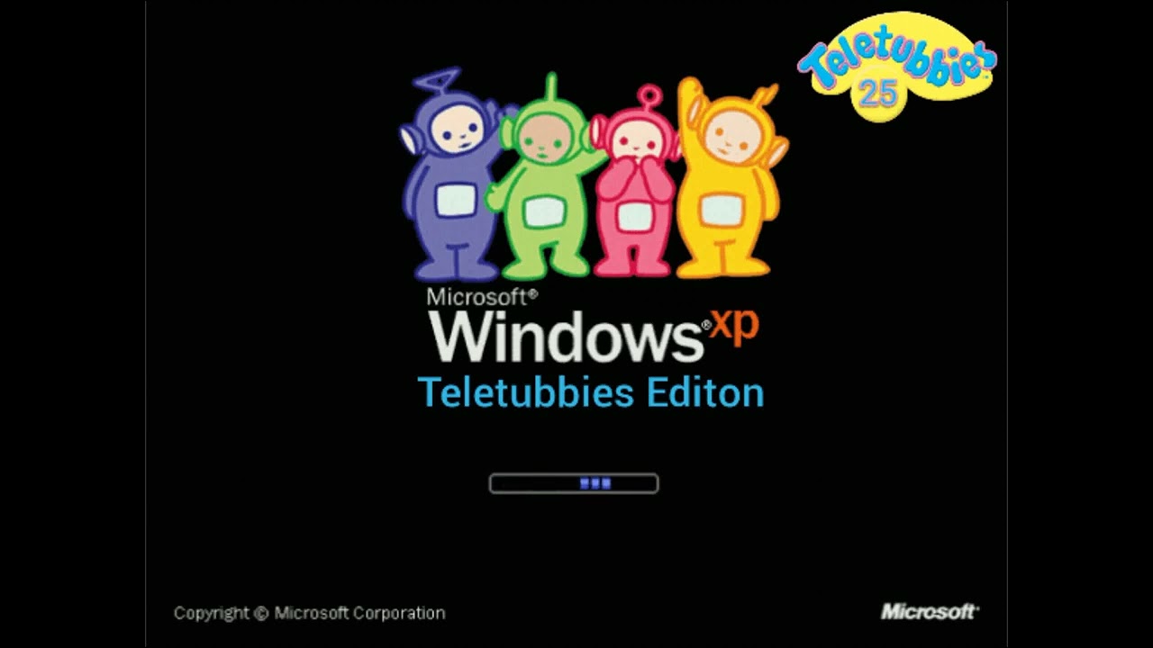 Teletubbies 25th Anniversary Windows XP TE (March 21, 2022) - YouTube
