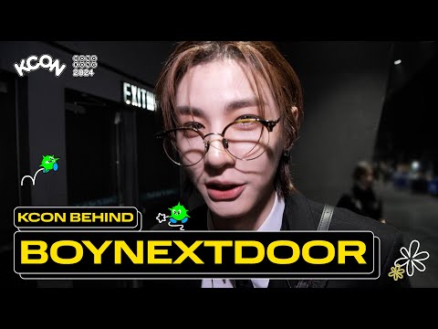 ENG/JPN) BOYNEXTDOOR (보이넥스트도어) | KCON BEHIND 🎬 | KCON HONG