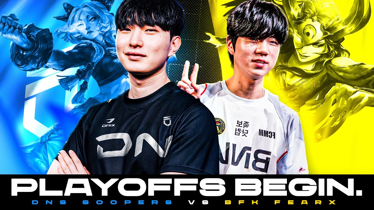 LCK PLAYOFFS BEGINS - FEARX VS DNS LCK CUP 2026