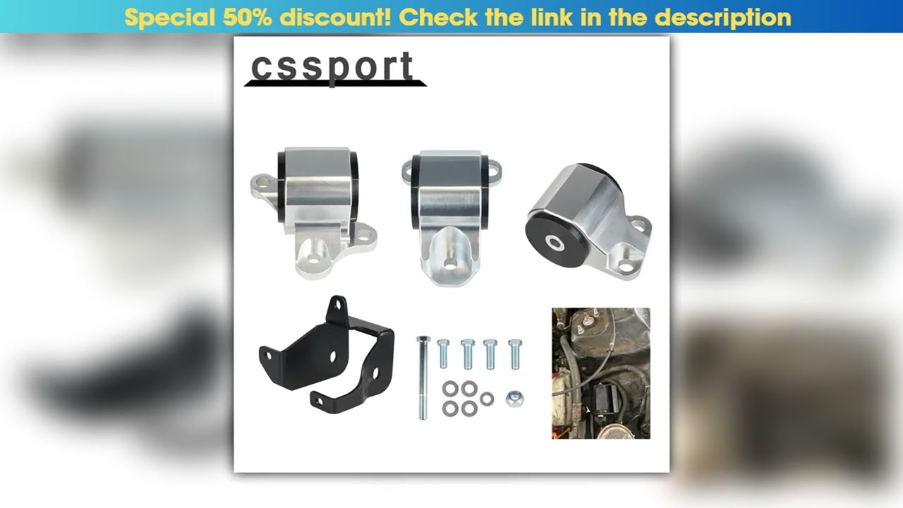 Car Modification Engine Bracket Kit 2bolt For HONDA CIVIC EKSTK 62A Street D16 B16 B18 EK Engine