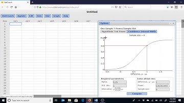 Determine the Sample Size Needed for a Confidence Interval About the Population Mean in StatCrunch