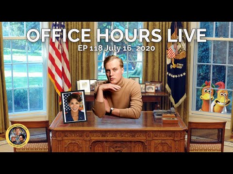 John Early and Pam Keith on Office Hours Live (Ep 118 7/16/2020)